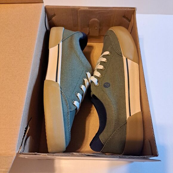 Sperry Unisex Child Harbor Tide Washable Sneaker Olive Green Kids Size 1.5 M US - Picture 5 of 14